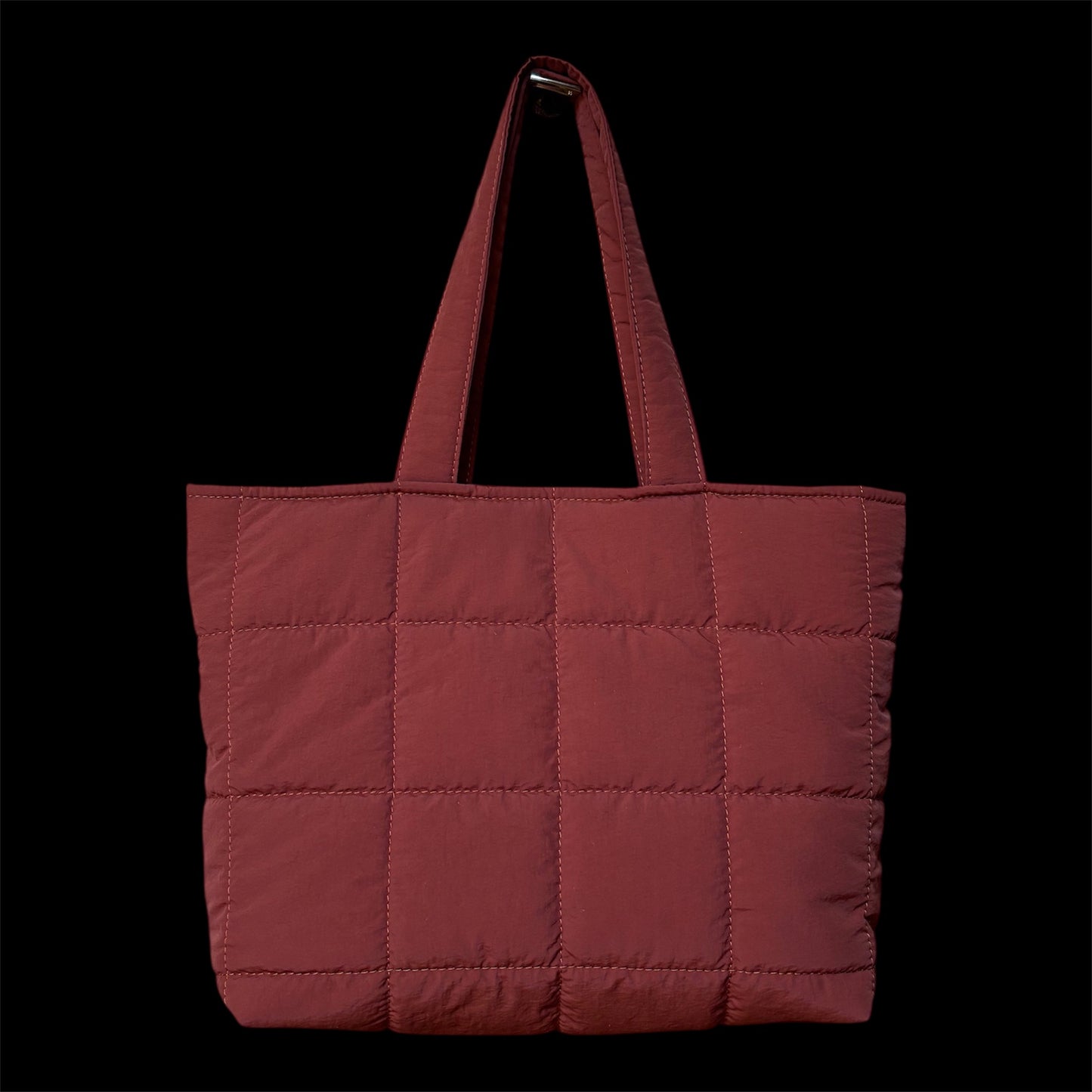 Tote Bag DELUXE - UNI ocra Quadrat / wasserabweisender Stoff