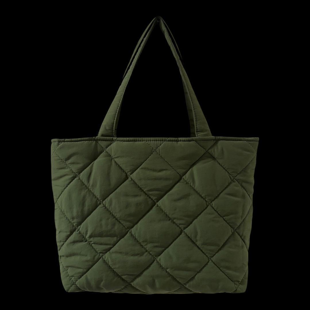 Tote Bag DELUXE - UNI verde / wasserabweisender Stoff