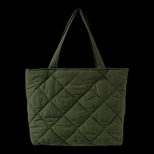 Tote Bag DELUXE - UNI verde / wasserabweisender Stoff