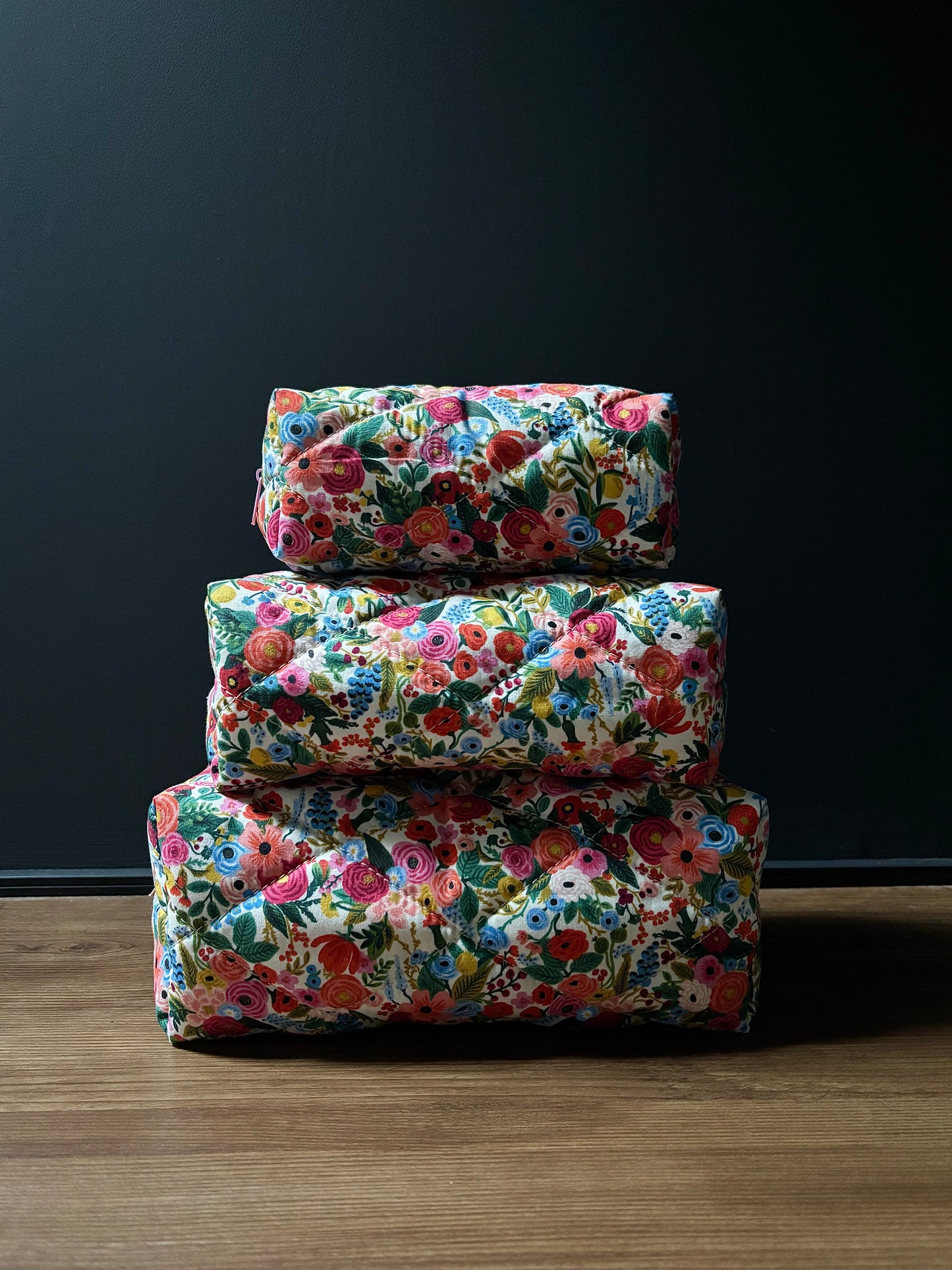 Kosmetiktasche - FIORI pink