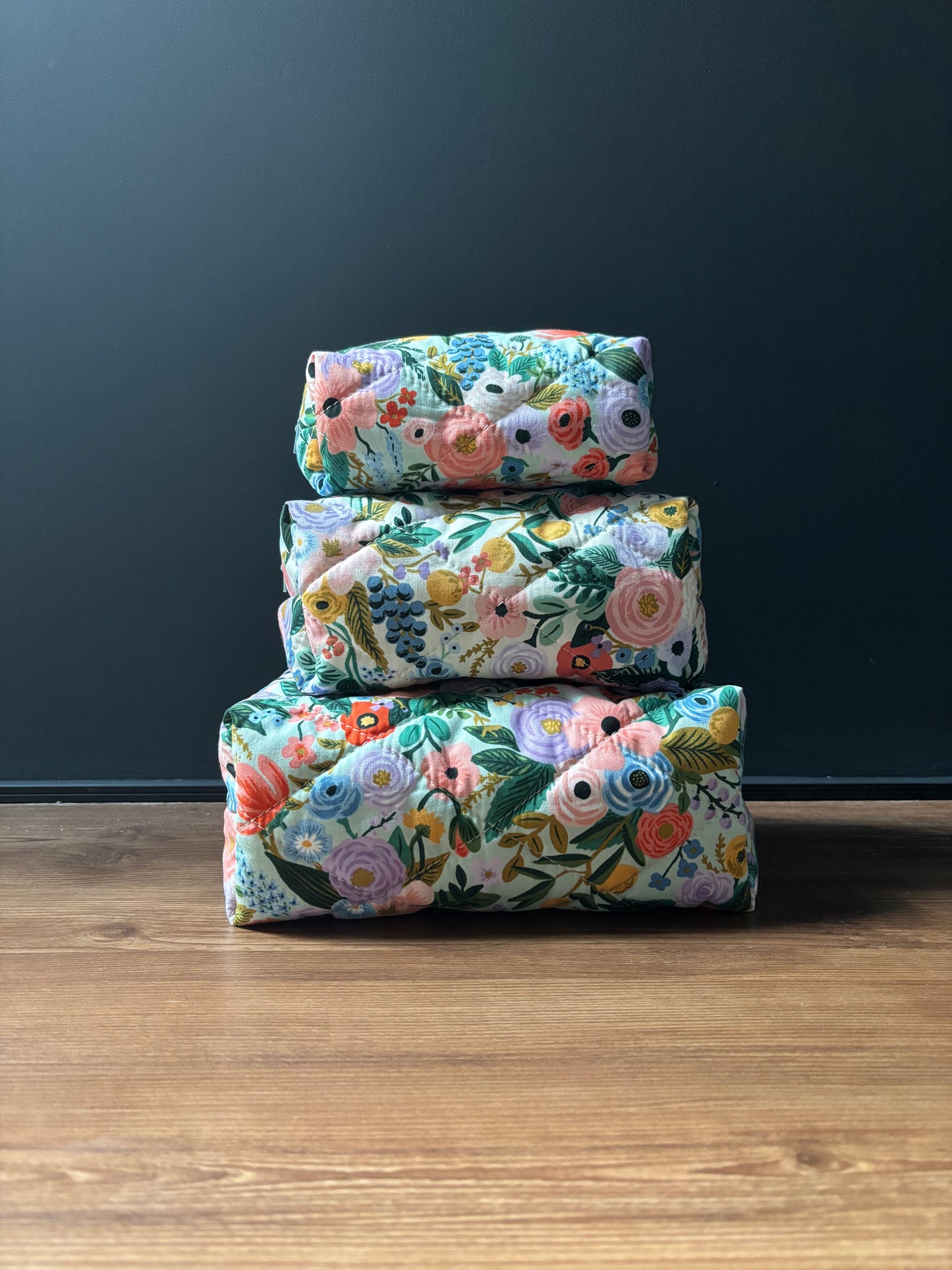 Kosmetiktasche - FIORI verde