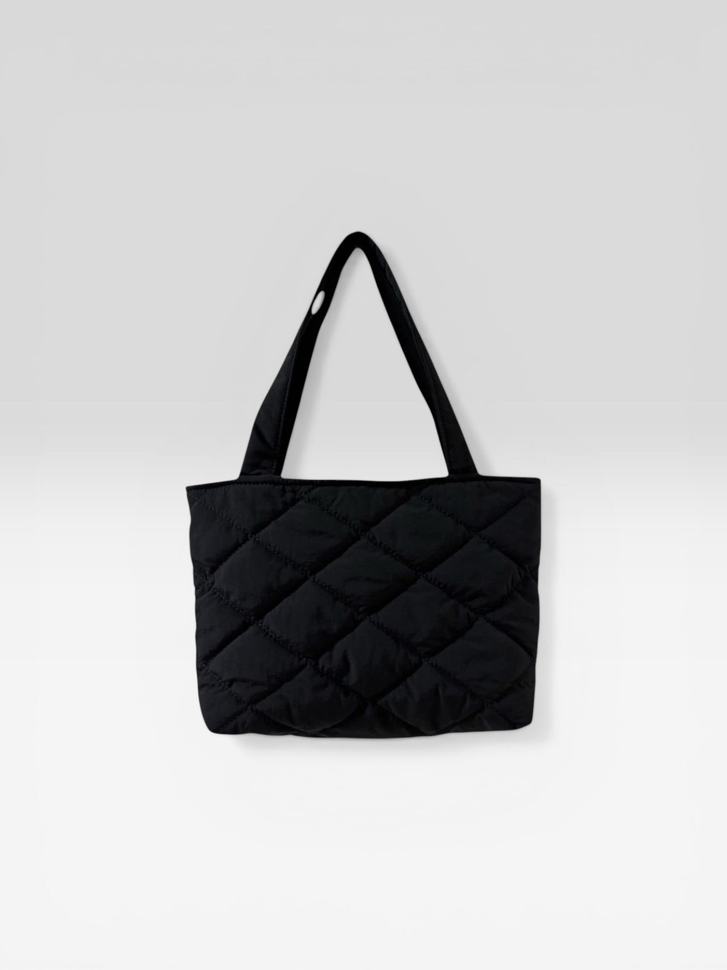Tote Bag DELUXE - UNI Schwarz / wasserabweisender Stoff