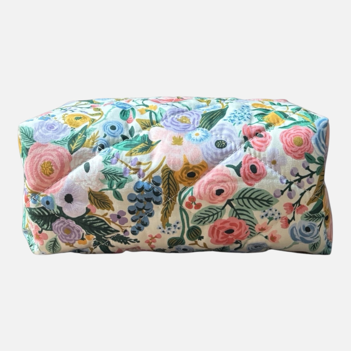 Kosmetiktasche - FLORA Weiß