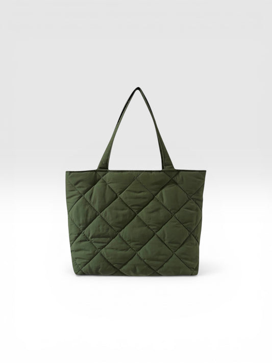 Tote Bag DELUXE - UNI verde / wasserabweisender Stoff