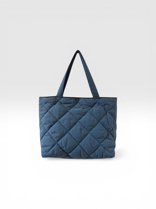Tote Bag DELUXE - UNI Jeans-blau  / wasserabweisender Stoff